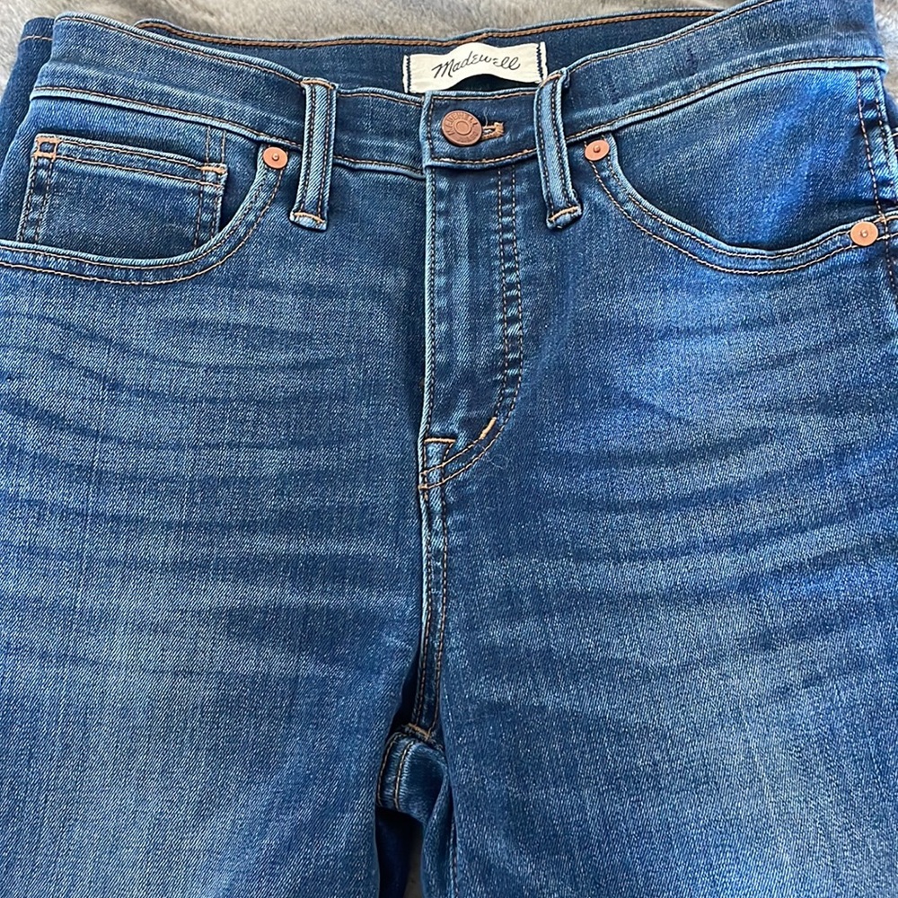 New Madewell 10" High-Rise Skinny Jeans in Hayes Wash